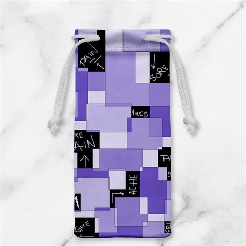Purple Pain Modular Jewelry Bag from ArtsNow.com Front