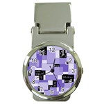 Purple Pain Modular Money Clip with Watch