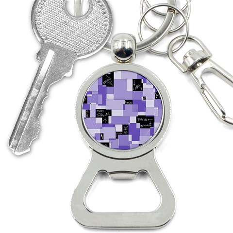 Purple Pain Modular Bottle Opener Key Chain from ArtsNow.com Front