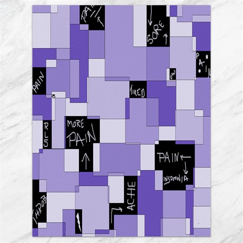 Purple Pain Modular Canvas 18  x 24  (Unframed) from ArtsNow.com 17.8 x23.08  Canvas - 1