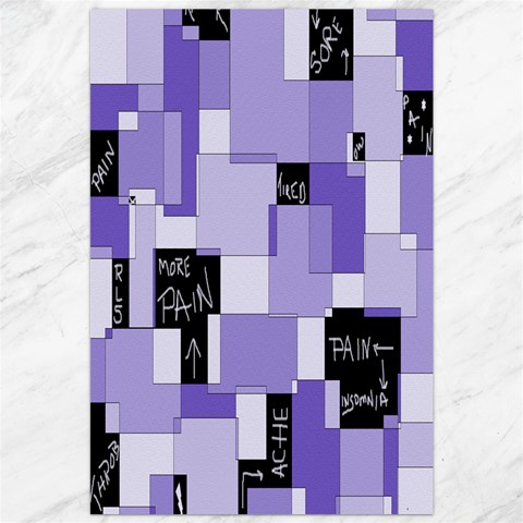 Purple Pain Modular Canvas 20  x 30  (Unframed) from ArtsNow.com 19.62 x28.9  Canvas - 1