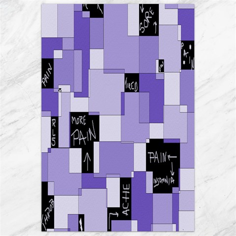 Purple Pain Modular Canvas 24  x 36  (Unframed) from ArtsNow.com 23.35 x34.74  Canvas - 1