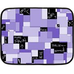 Purple Pain Modular Mini Fleece Blanket (Two Sided)