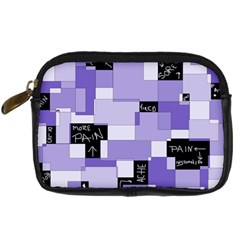 Purple Pain Modular Digital Camera Leather Case from ArtsNow.com Front