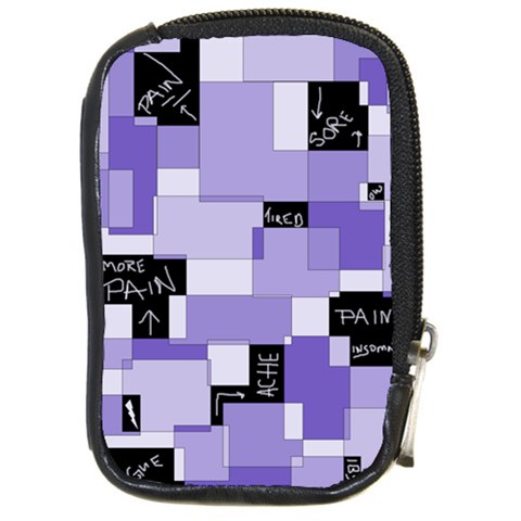 Purple Pain Modular Compact Camera Leather Case from ArtsNow.com Front