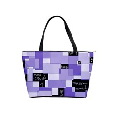 Purple Pain Modular Large Shoulder Bag from ArtsNow.com Front