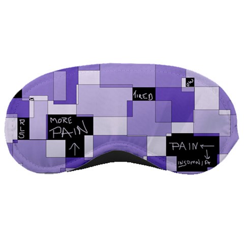 Purple Pain Modular Sleeping Mask from ArtsNow.com Front