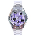 Purple Pain Modular Stainless Steel Watch