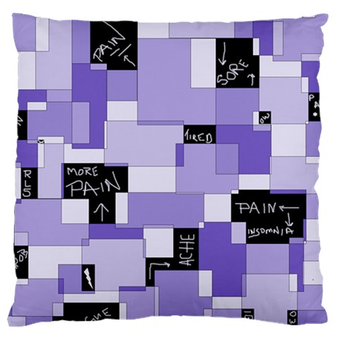Purple Pain Modular Large Cushion Case (Two Sided)  from ArtsNow.com Front