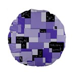 Purple Pain Modular 15  Premium Round Cushion 