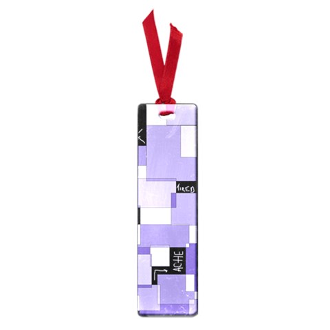 Purple Pain Modular Small Bookmark from ArtsNow.com Front