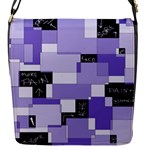 Purple Pain Modular Flap Closure Messenger Bag (Small)