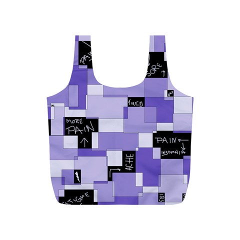 Purple Pain Modular Reusable Bag (S) from ArtsNow.com Front