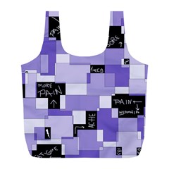 Purple Pain Modular Reusable Bag (L) from ArtsNow.com Front