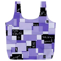 Purple Pain Modular Reusable Bag (XL) from ArtsNow.com Front