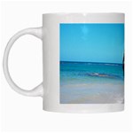 jetty beach White Mug
