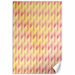 Geometric Pink & Yellow  Canvas 20  x 30  (Unframed)