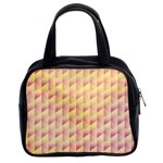 Geometric Pink & Yellow  Classic Handbag (Two Sides)