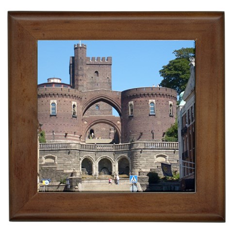 Helsingborg Castle Framed Ceramic Tile from ArtsNow.com Front