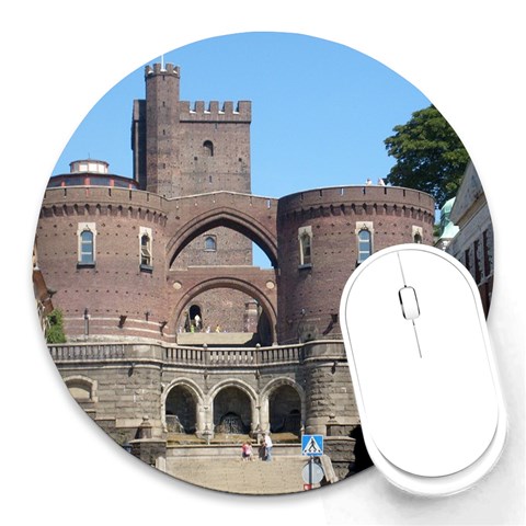 Helsingborg Castle 8  Mouse Pad (Round) from ArtsNow.com Front