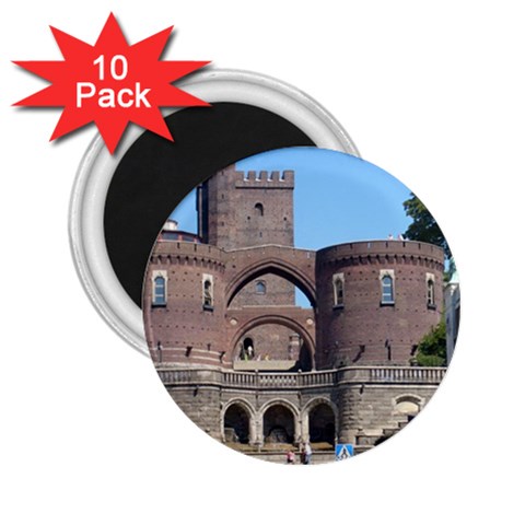 Helsingborg Castle 2.25  Button Magnet (10 pack) from ArtsNow.com Front