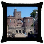 Helsingborg Castle Black Throw Pillow Case