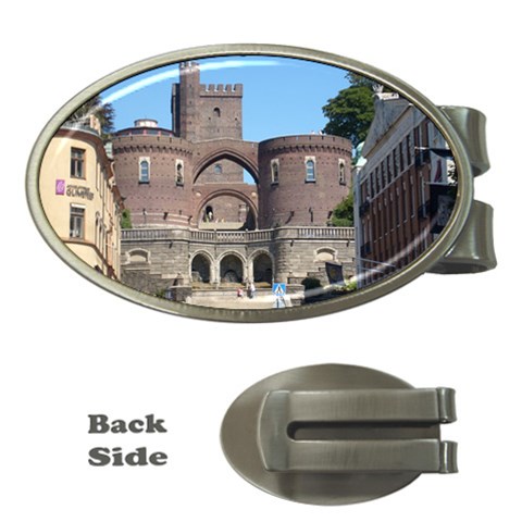 Helsingborg Castle Money Clip (Oval) from ArtsNow.com Front