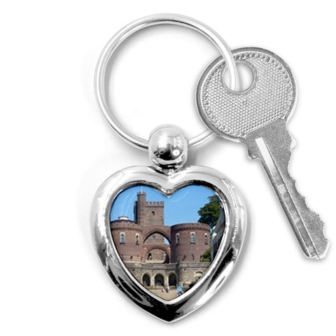 Helsingborg Castle Key Chain (Heart) from ArtsNow.com Front