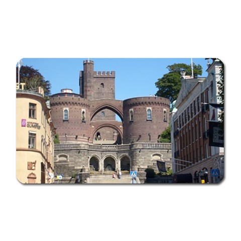 Helsingborg Castle Magnet (Rectangular) from ArtsNow.com Front