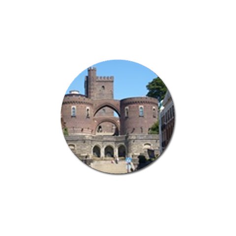 Helsingborg Castle Golf Ball Marker from ArtsNow.com Front