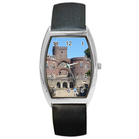 Helsingborg Castle Tonneau Leather Watch from ArtsNow.com Front