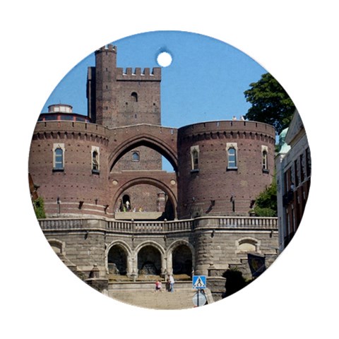 Helsingborg Castle Round Ornament (Two Sides) from ArtsNow.com Front