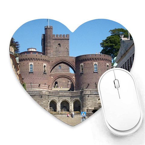 Helsingborg Castle Mouse Pad (Heart) from ArtsNow.com Front