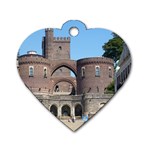 Helsingborg Castle Dog Tag Heart (Two Sided)