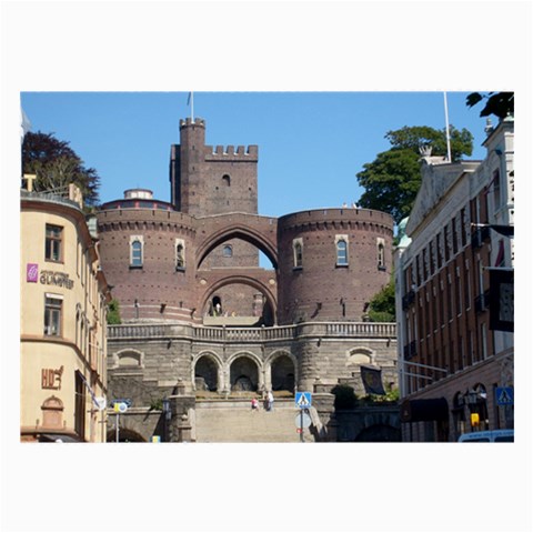 Helsingborg Castle Glasses Cloth (Large, Two Sided) from ArtsNow.com Front
