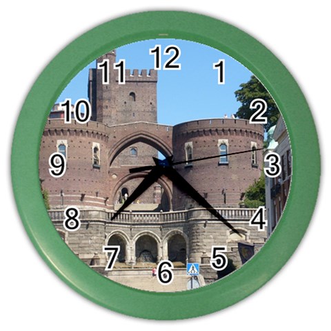 Helsingborg Castle Wall Clock (Color) from ArtsNow.com Front