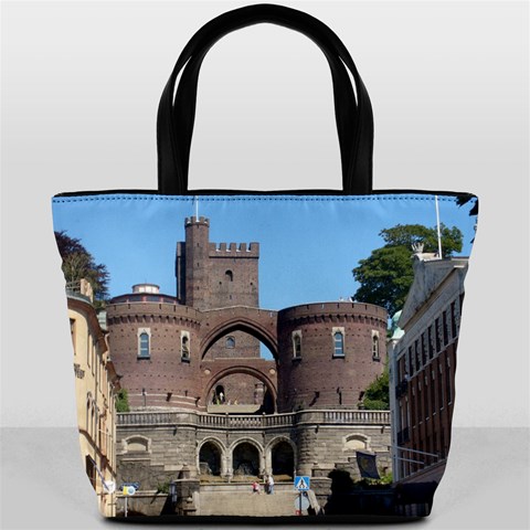 Helsingborg Castle Bucket Handbag from ArtsNow.com Front