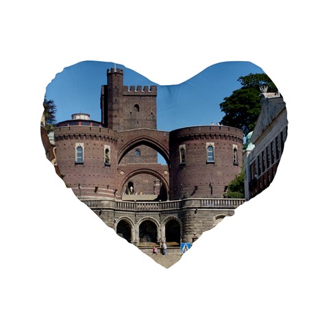 Helsingborg Castle 16  Premium Heart Shape Cushion  from ArtsNow.com Front
