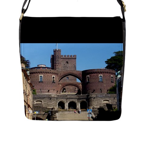 Helsingborg Castle Flap Closure Messenger Bag (Large) from ArtsNow.com Front