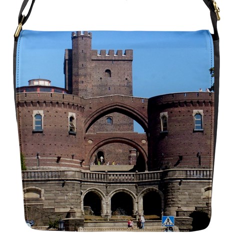 Helsingborg Castle Flap Closure Messenger Bag (Small) from ArtsNow.com Front
