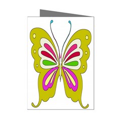 Color Butterfly  Mini Greeting Card (8 Pack) from ArtsNow.com Left