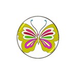 Color Butterfly  Golf Ball Marker (for Hat Clip)