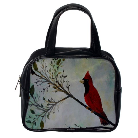 Sweet Red Cardinal Classic Handbag (One Side) from ArtsNow.com Front
