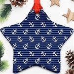 Boat Anchors Star Ornament