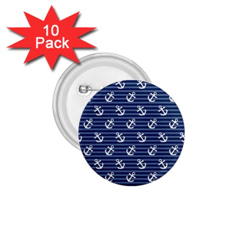 Boat Anchors 1.75  Button (10 pack) from ArtsNow.com Front
