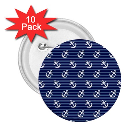 Boat Anchors 2.25  Button (10 pack) from ArtsNow.com Front