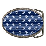 Boat Anchors Belt Buckle (Oval)