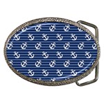 Boat Anchors Belt Buckle (Oval)