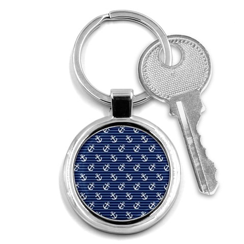 Boat Anchors Key Chain (Round) from ArtsNow.com Front