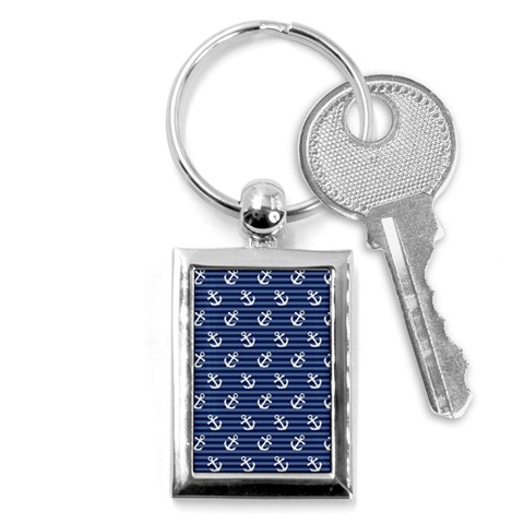 Boat Anchors Key Chain (Rectangle) from ArtsNow.com Front